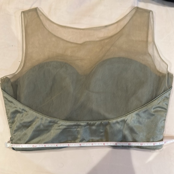 Anisha Shetty Grey Lehenga NWOT - Picture 3 of 10